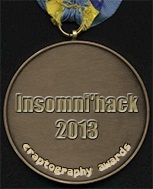 Insomni'hack 2013 Medal of Craptography