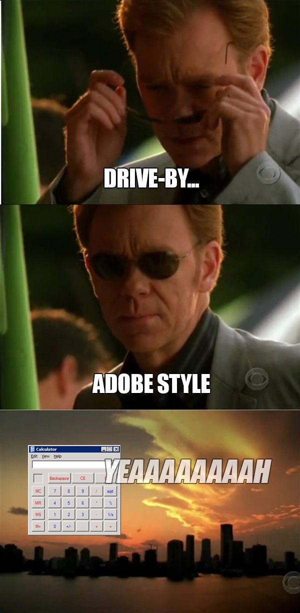 Drive-by... Adobe style